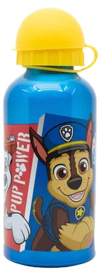 Alu-Trinkflasche für Kinder, 400 ml, Paw Patrol