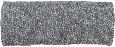 Produktbild von styleBREAKER Damen Strick Stirnband einfarbig mit Rauten Muster, Thermo Fleece Futter, Winter Headband Uni 04026062