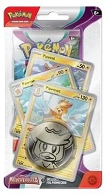 Produktbild von Pokemon Paldea Evolved: Pawmot Premium Checklane Blister