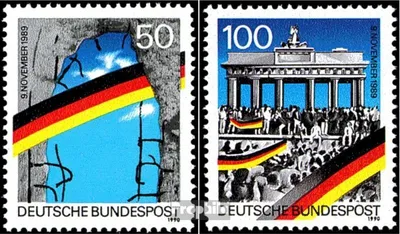 Produktbild von Briefmarken BRD (BR.Deutschland) 1990 Mi 1481I-1482I (kompl.Ausg.) FDC 1.Jahrestag d. innerdeutschen Grenzöffnung / Bl.22