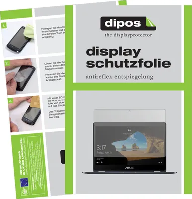 Produktbild von 2x Schutzfolie für Asus NovaGo matt Displayschutzfolie Folie Display Schutz dipos