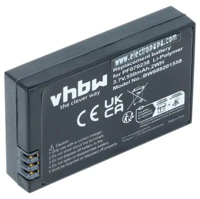 Produktbild von vhbw Akku kompatibel mit Parrot Minidrones 3 Drohne Multicopter Quadrocopter (550 mAh, 3,7 V, Li-Polymer)