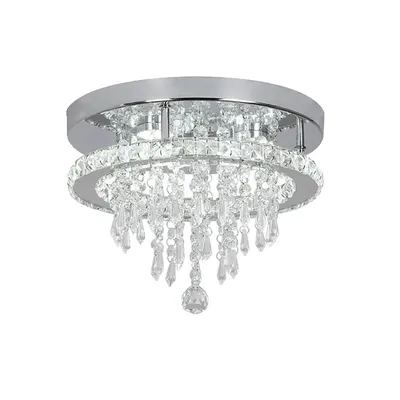 Zdjęcie produktu dla Żyrandol LED, nowoczesny design, kryształowe akcenty, X30, możliwość ściemniania