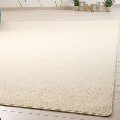 Produktbild von Steffensmeier Kurzflorteppich Cambridge Young | Teppich für das Wohnzimmer, Jugendzimmer in Creme, Größe: 100x200 cm