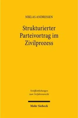 Produktbild von Strukturierter Parteivortrag im Zivilprozess