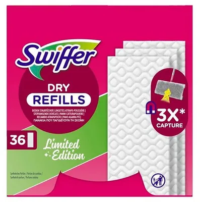 Productafbeelding van Swiffer Dry Pink Refills-navulling Limited Edition Rebrese-AmbiPur (36 stuks)