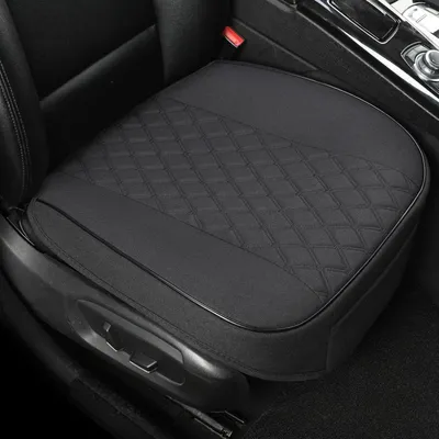 Productafbeelding van Autostoelhoes 2 stuks, universeel, zwart, voor autostoelen, antislip onderkant, diamantpatroon