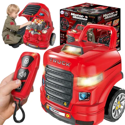Immagine prodotto di WOOPIE Grande camion - Set da assemblare + accessori, 61 pezzi
