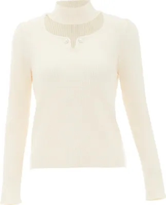 Produktbild von NAEMI damen strickpullover - wollweiss, XS/S