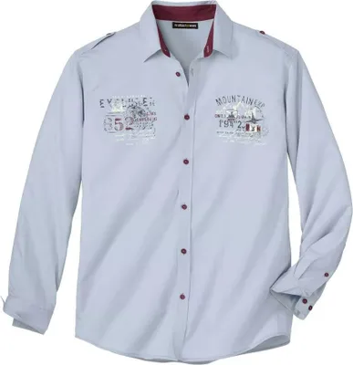 Obrázek produktu pro Atlas For Men - Pánská pilotní košile AF291 (5XL) (blankytně modrá)