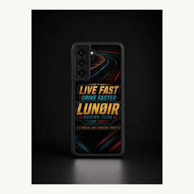 Productafbeelding van Samsung S21 hoesje, telefoonhoesje, beschermhoesje, case met autosportmotief – LUNØIR ©