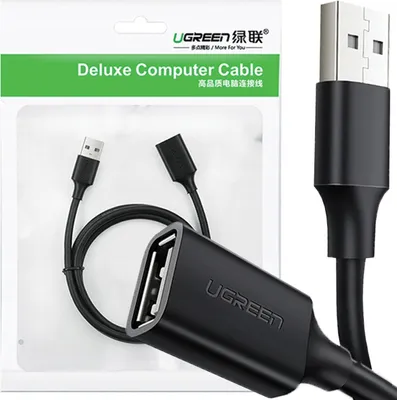 Immagine prodotto di Ugreen Cavo di prolunga Usb 2.0 Us103, 1,5M (nero)