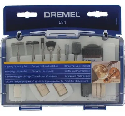 Image de Dremel 684 - Kit d'accessoires pour outil rotatif - 20 pièces - pour Dremel 3000, 4000, 4200, 7700, 8100, 8200