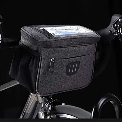 Immagine prodotto di Omgoods - Borsa impermeabile per bicicletta con portabottiglia
