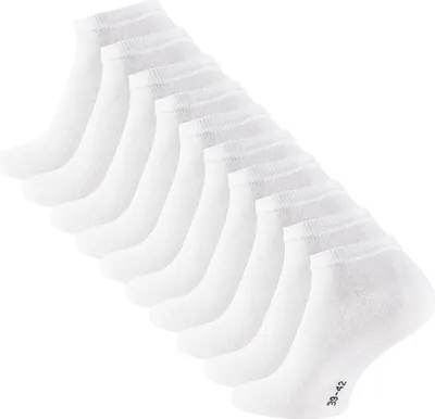 Produktbild von Stark Soul® Essentials Sneaker-Socken, 10 Paar, Gr: 43-46, Weiß