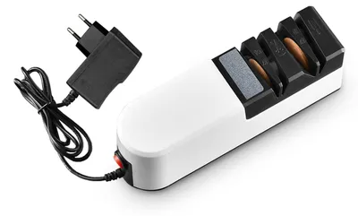 Elektrischer Messenslijper 5-in-1, grob & fein, für Küchenmesser und Scheren