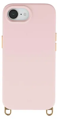 Image de Coque arrière magnétique MagSafe pour iPhone 17 / 16 de Selencia Rivièra, avec crochets amovibles - Rose Sorbet