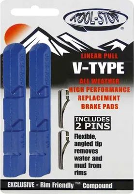 Produktbild von Kool-Stop Bremsgummi -V-Brake-, R1 blau