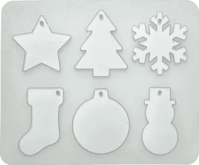 Produktbild von Silikon Gießform "Weihnachtsformen"