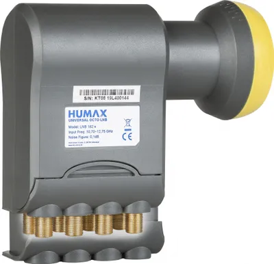 Produktbild von Humax Octo Universal LNB, Integrierter Wetterschutz, LTE-Filter, Blister
