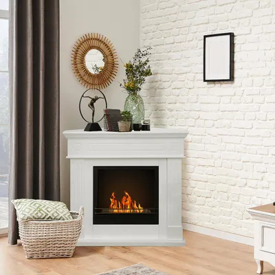 Produktbild von Bioethanol-Kamin Dstrakosh 63x110x102 cm Weiß