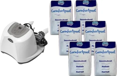 Produktbild von Intex - Salzwassersystem 26670GS & Poolsalz 120 kg