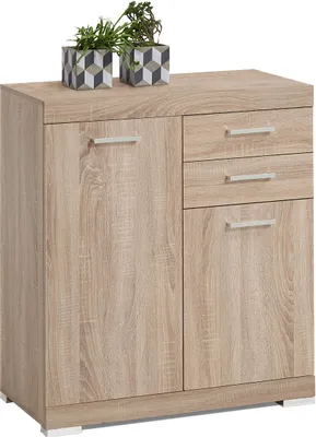 Produktbild von Kommode Standschrank Anrichte Beistellschrank Holzschrank "Birkenhead II" Eiche