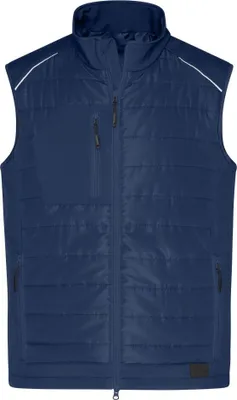 Produktbild von Softshellweste im attraktiven Materialmix navy/navy, Gr. L