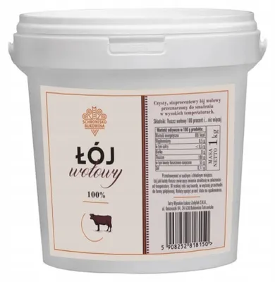 Produktbild von Rindertalg 1kg - Schronisko Bukowina