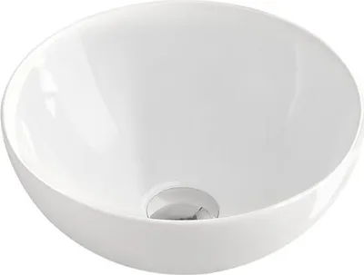 Zdjęcie produktu dla Beitz & Walz AqvaCeramica Umywalka nablatowa 325 mm „SlimRim” – biała –