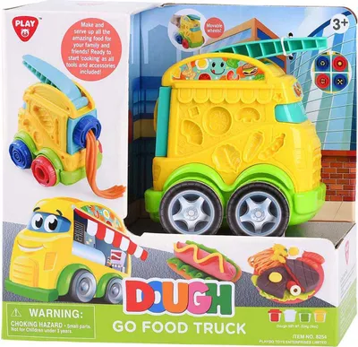 Produktbild von Playgo Food Truck Ton-Set – 4 Tontöpfe