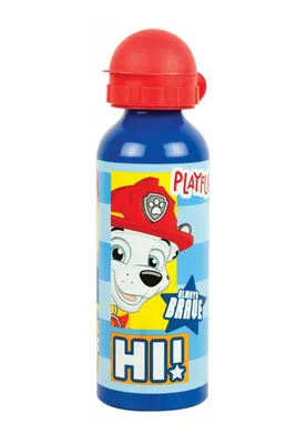 Immagine prodotto di Biberon Paw Patrol bottiglia sportiva in alluminio Chase Marshall Skye 520 ml