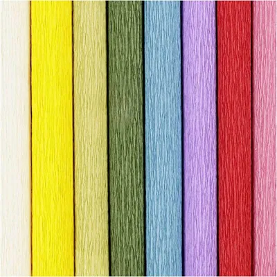 Produktbild von Creativ Company Krepppapier, 250 mm, 600 mm, 8 Blätter, 105 g