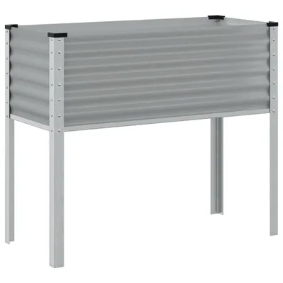 Produktbild von Pflanzkübel Grau 100x45x90 cm Stahl