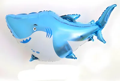 Immagine prodotto di Palloncino in foil animale, squalo blu circa 65*96 cm