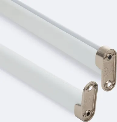 Produktbild von Aluminiumprofil Kleiderstange für Garderobe für LED Streifen bis 12 mm Weiß 2 m Weiß transluzent