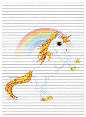 Produktbild von Wallario Duschmatte Antirutschmatte Badmatte Fußmatte Weißes Einhorn vor einem Regenbogen, Größe ca. 90 x 65 cm