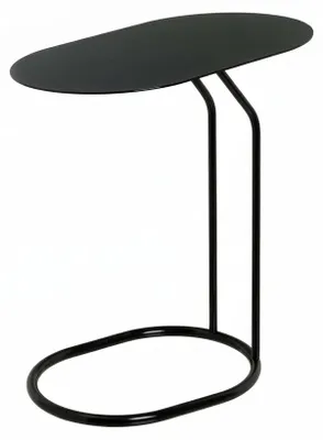 Immagine prodotto di Tavolino da Salotto in Metallo Moderno Tavolo d'Appoggio Design 45x28x49cm.Colore:NERO