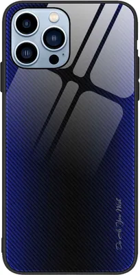 Produktbild von König Design Hülle kompatibel mit Apple iPhone XS Max Kunststoff Soft Handyhülle - Handy Case Dunkel Blau
