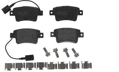 Produktbild von Bremsbelagsatz Scheibenbremse 17 mm BREMBO für u.a. FIAT PUNTO