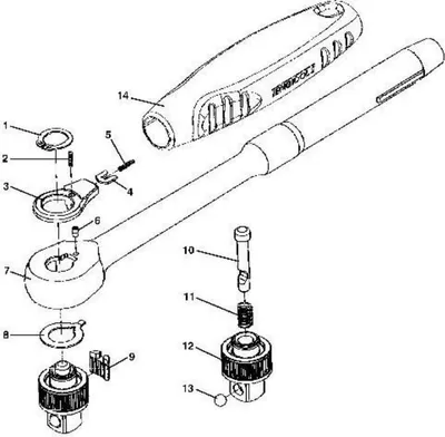 Image de TengTools Kit de réparation clé dynamométrique 73722209