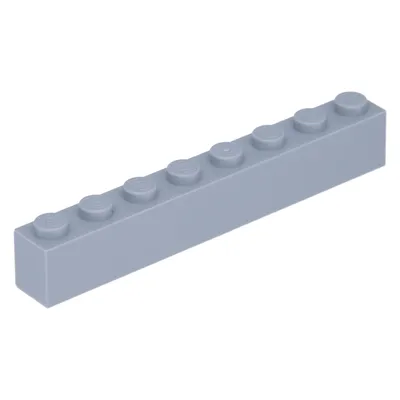 Produktbild von Lego® 250 Stück 3008 Stein Brick 1x8 Part Basic Steine 250 Helles Bläuliches Grau