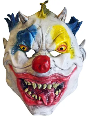 Produktbild von Halloween Maske - Clown mit ausgestreckter Zunge Horrorclown Karneval Ganzkopfmaske