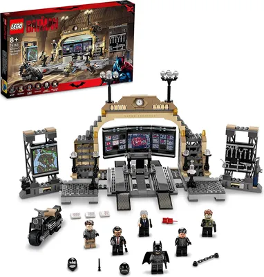 Produktbild von LEGO 76183 DC Batman Bathöhle: Duell mit Riddler mit Spielzeug-Motorrad mit Figuren