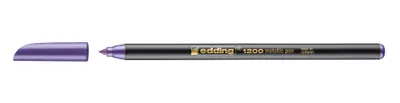 Obrázek produktu pro Edding 4-1200078, Pokuta, 1 barva/barev, Fialová, Kuličkový hrot, 1 mm, 1 mm