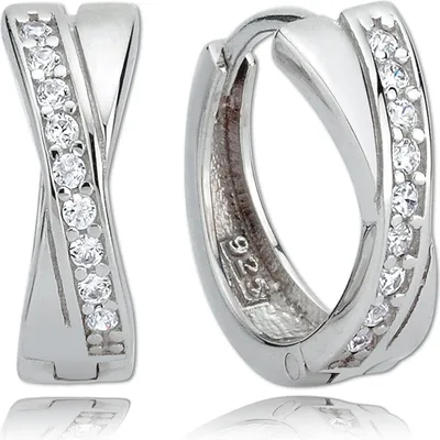Produktbild von Balia Creolen 1,5cm Silber 925 weiß, silber Damen Schmuck BAO0001SW