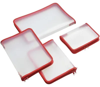Zdjęcie produktu dla FolderSys 40452-80 Reissverschlusstasche A4 rot