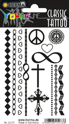 Zdjęcie produktu dla Herma FASHIONLine CLASSIC Tattoo Black Love