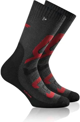 Produktbild von Rohner SockenTrekking Light hiking,schwarz,rot,grau 44-46