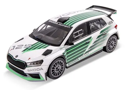 Obrázek produktu pro Škoda Fabia RS Rally 2 model 1:18 125 let